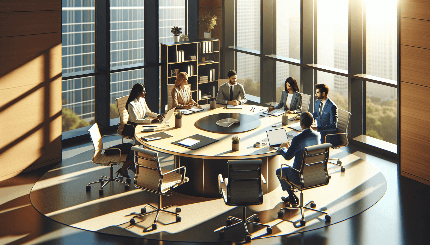 Business meeting room